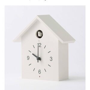 Muji White Cuckoo Clock